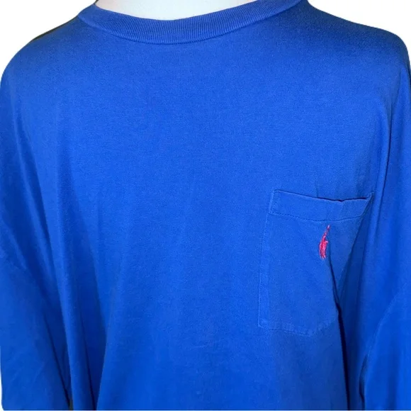 Polo by Ralph Lauren Men's Blue Short Sleeve T-Shirt Size XXL - Picture 2 of 12